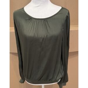 INDUSTRY Women's Olive Green Blouse Size M